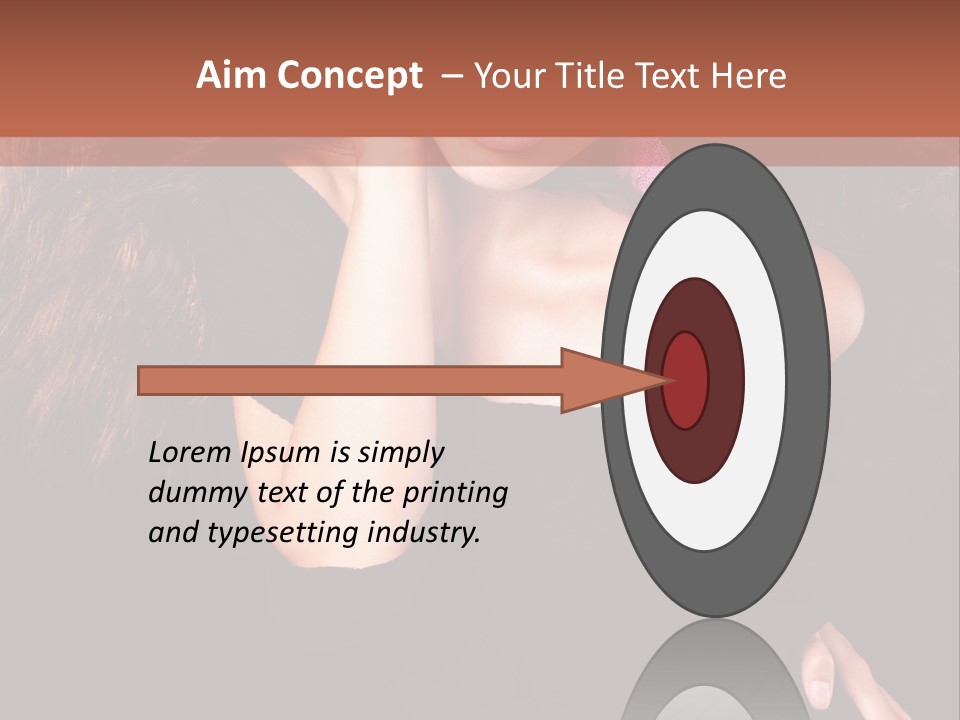 Perfect Girl Dress PowerPoint Template