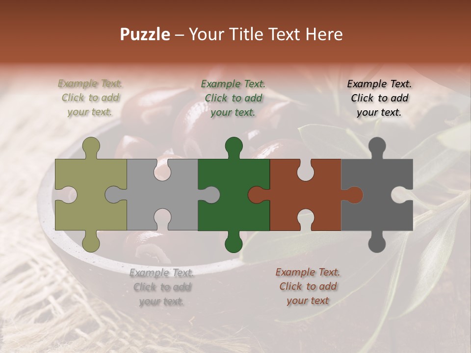 Tasty Restaurant Kalamata PowerPoint Template