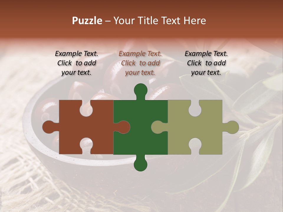 Tasty Restaurant Kalamata PowerPoint Template