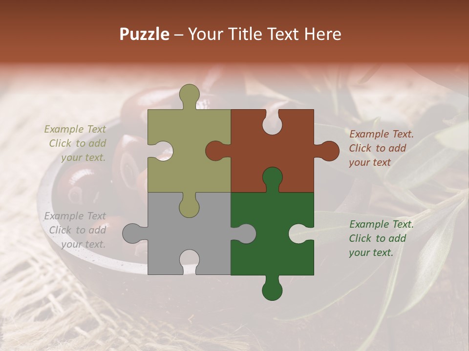 Tasty Restaurant Kalamata PowerPoint Template