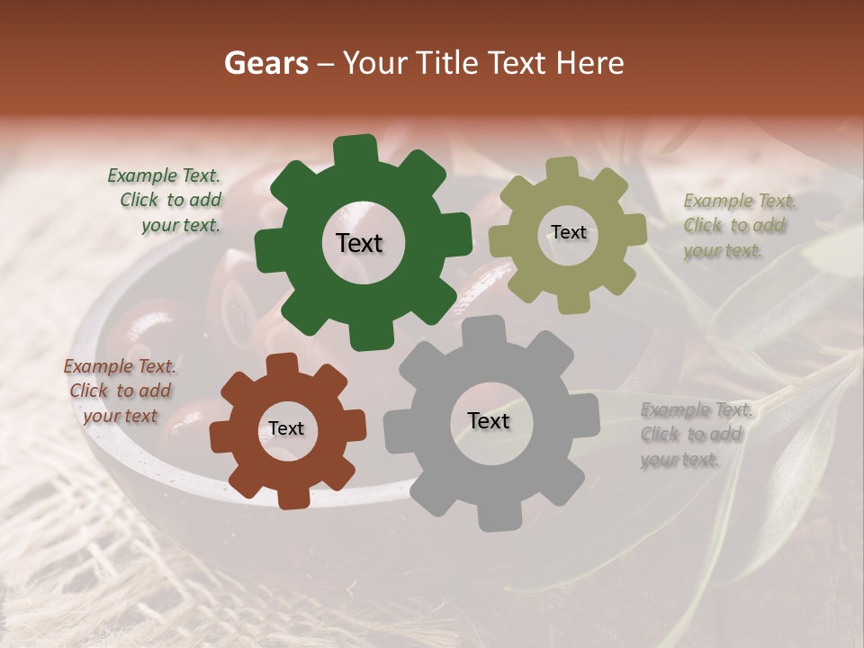 Tasty Restaurant Kalamata PowerPoint Template