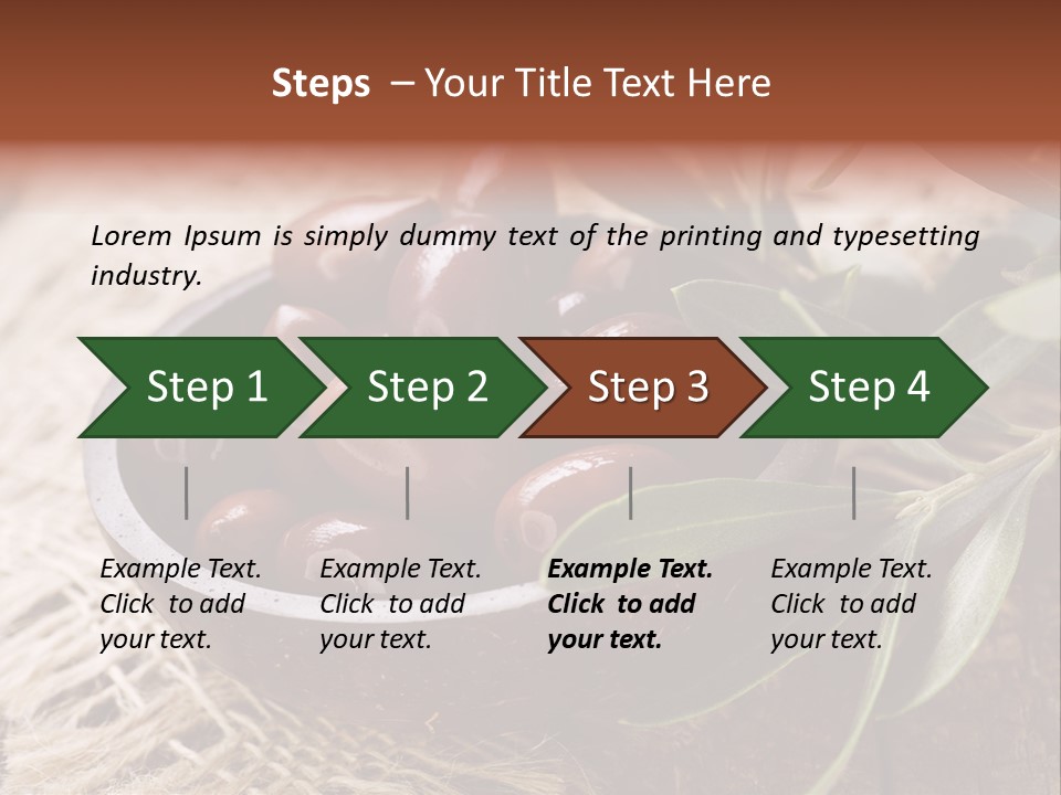 Tasty Restaurant Kalamata PowerPoint Template