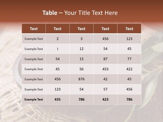 Tasty Restaurant Kalamata PowerPoint Template