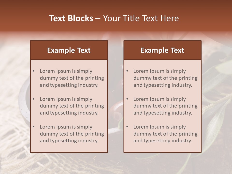 Tasty Restaurant Kalamata PowerPoint Template