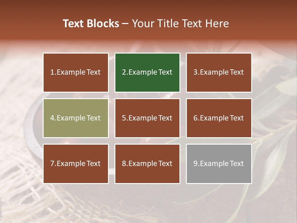 Tasty Restaurant Kalamata PowerPoint Template