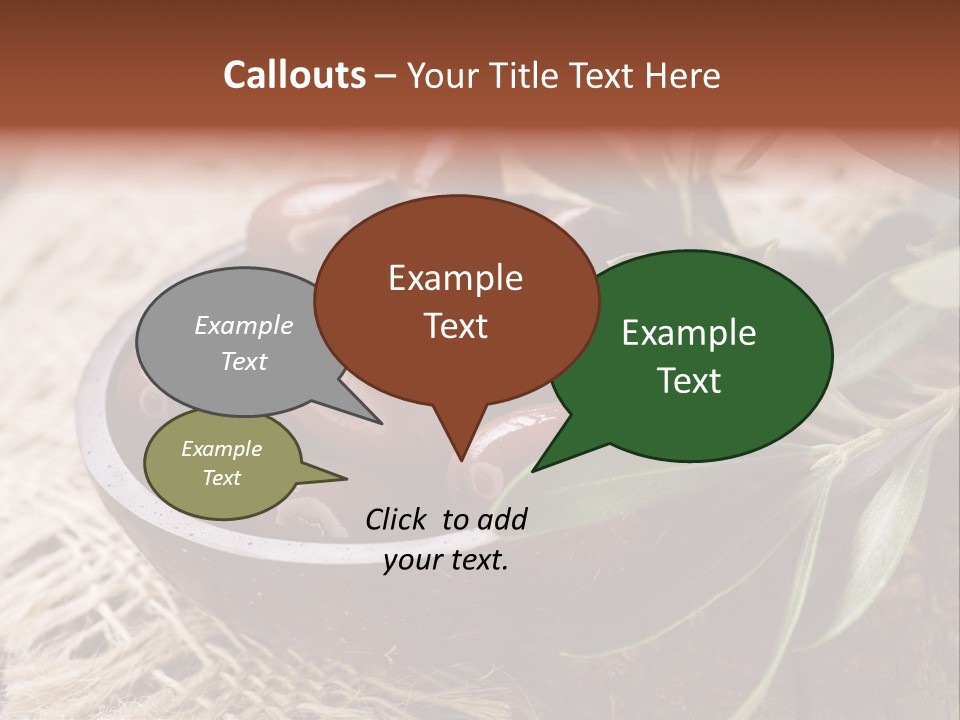 Tasty Restaurant Kalamata PowerPoint Template