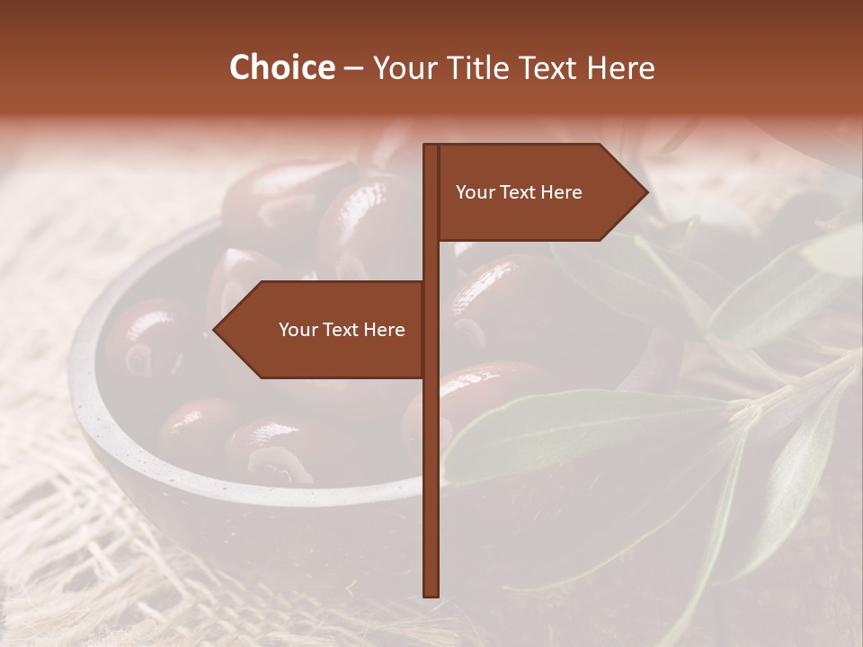 Tasty Restaurant Kalamata PowerPoint Template