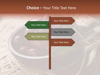 Tasty Restaurant Kalamata PowerPoint Template