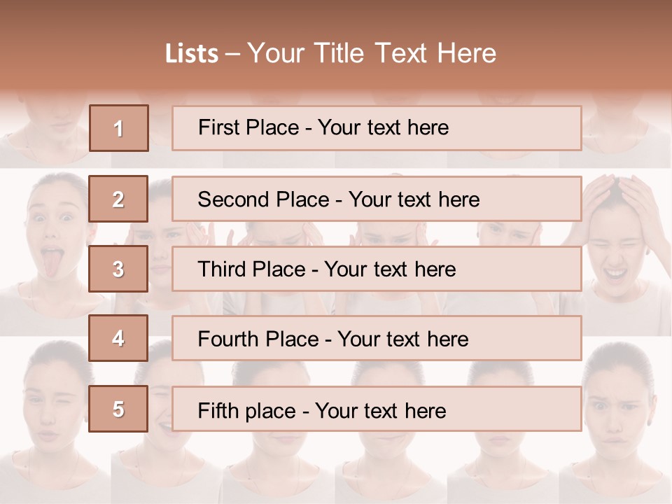 Stress People Schoolkid PowerPoint Template