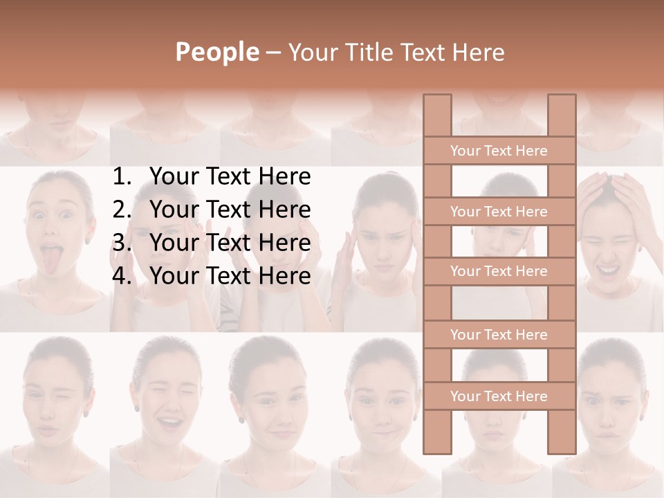 Stress People Schoolkid PowerPoint Template