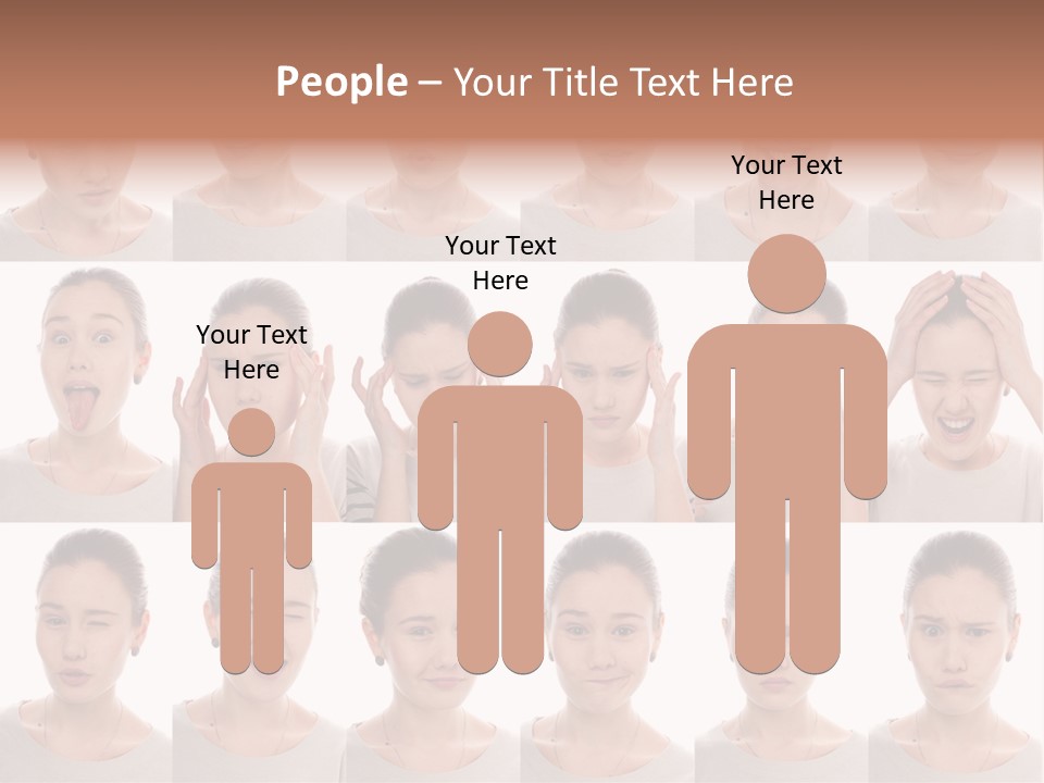 Stress People Schoolkid PowerPoint Template