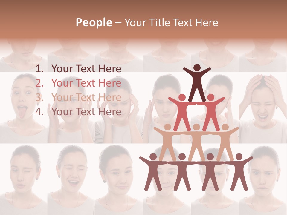 Stress People Schoolkid PowerPoint Template