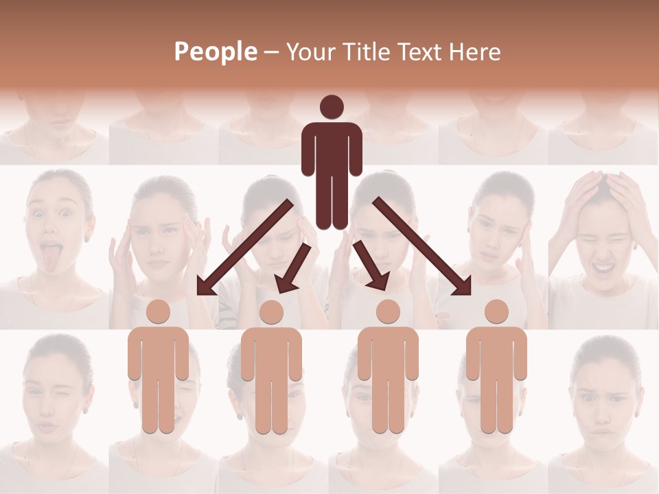 Stress People Schoolkid PowerPoint Template