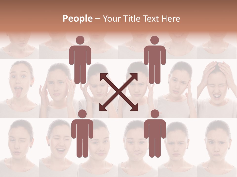 Stress People Schoolkid PowerPoint Template