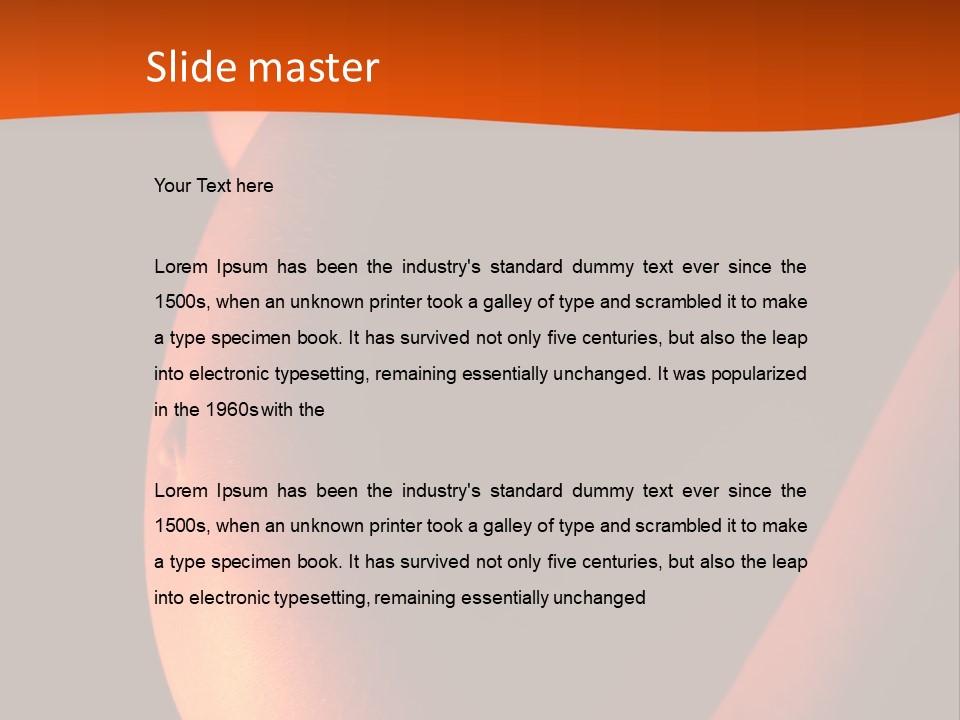 Belly Body Wait PowerPoint Template