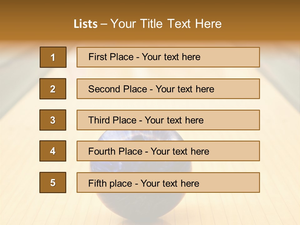 Fun Sport Alley PowerPoint Template