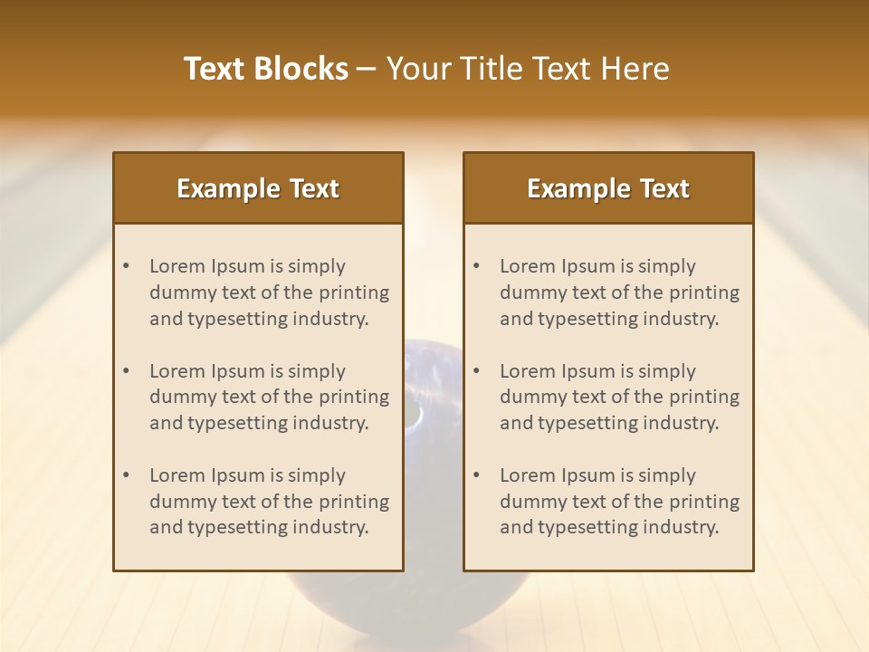 Fun Sport Alley PowerPoint Template
