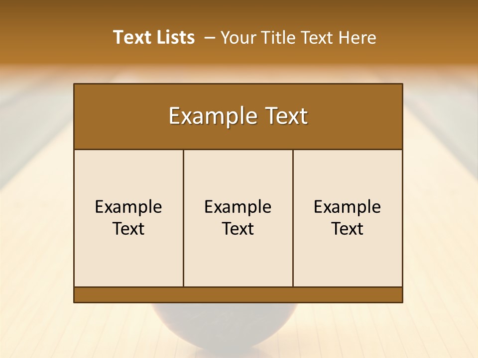 Fun Sport Alley PowerPoint Template
