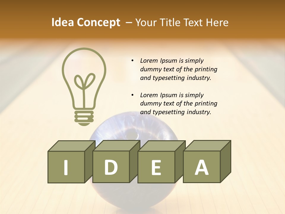 Fun Sport Alley PowerPoint Template