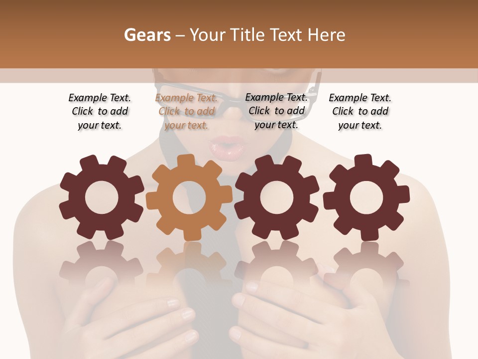 Isolated  Table PowerPoint Template