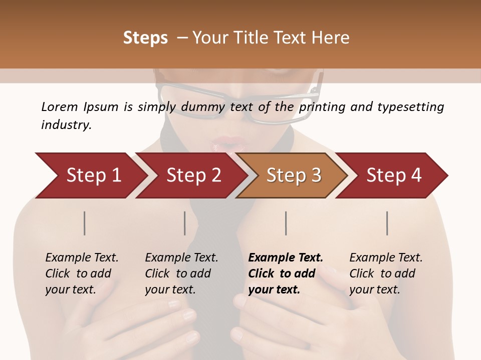 Isolated  Table PowerPoint Template