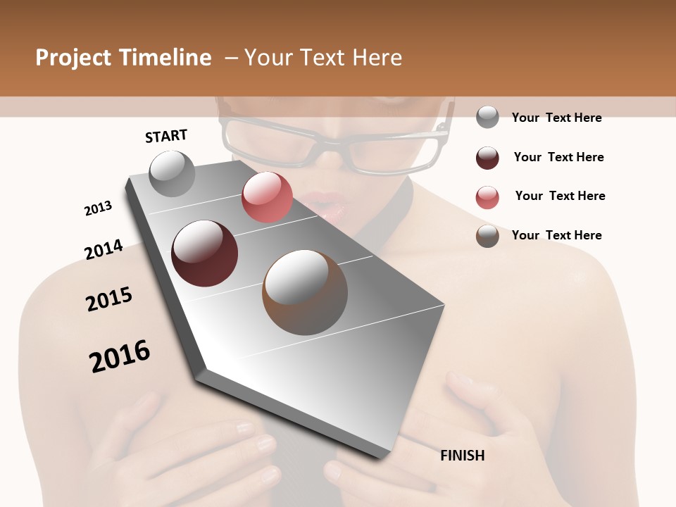 Isolated  Table PowerPoint Template
