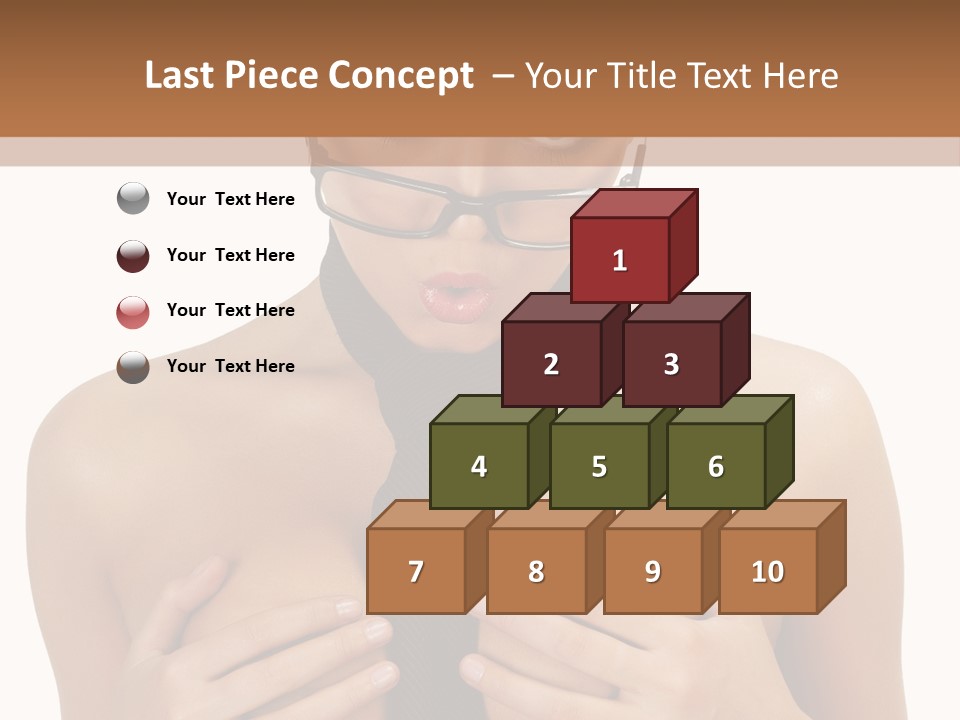 Isolated  Table PowerPoint Template