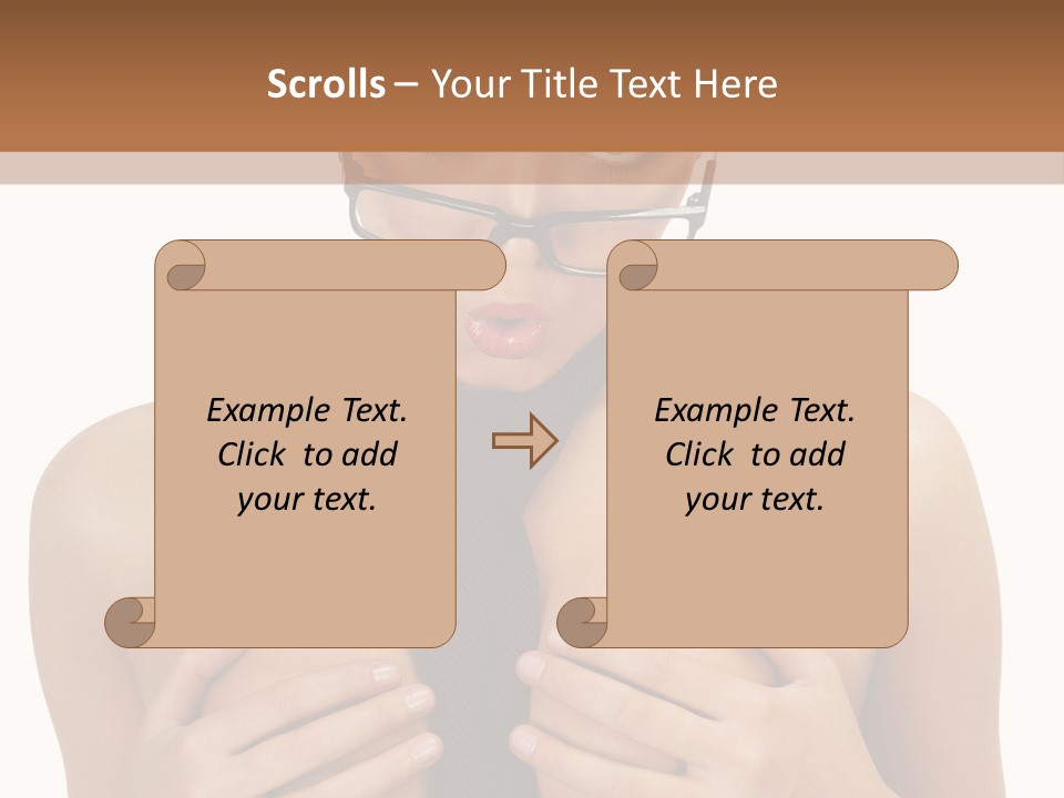 Isolated  Table PowerPoint Template
