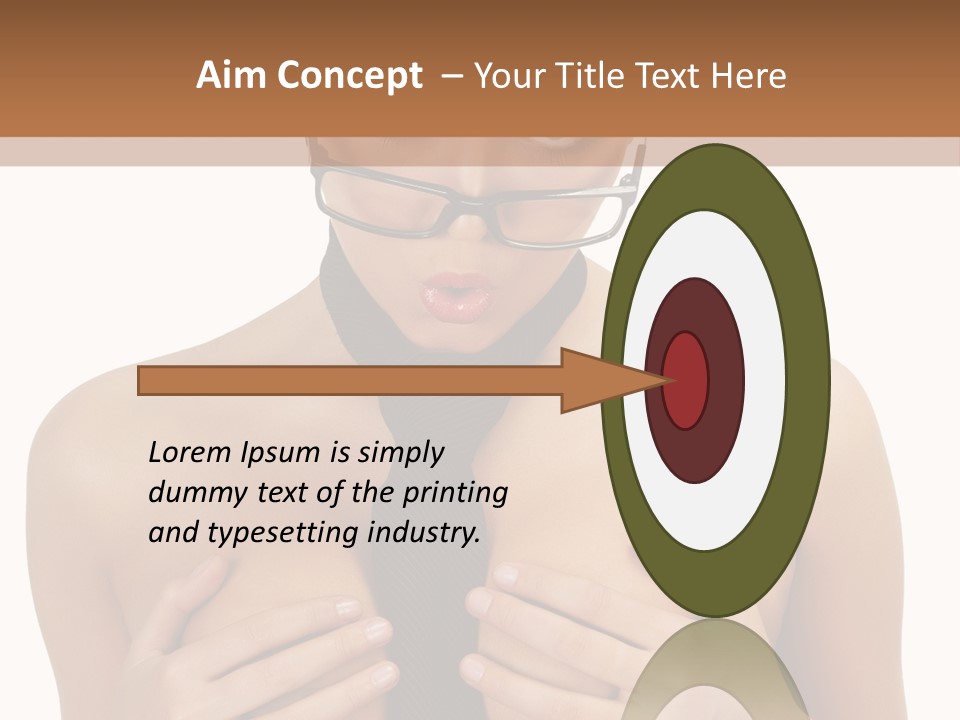 Isolated  Table PowerPoint Template