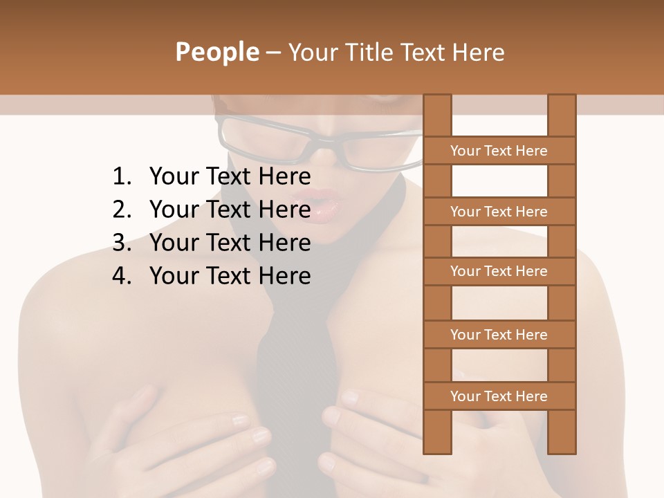 Isolated  Table PowerPoint Template