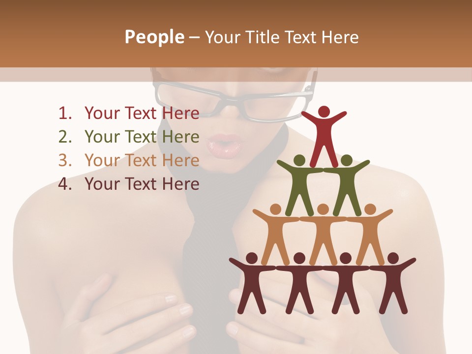 Isolated  Table PowerPoint Template