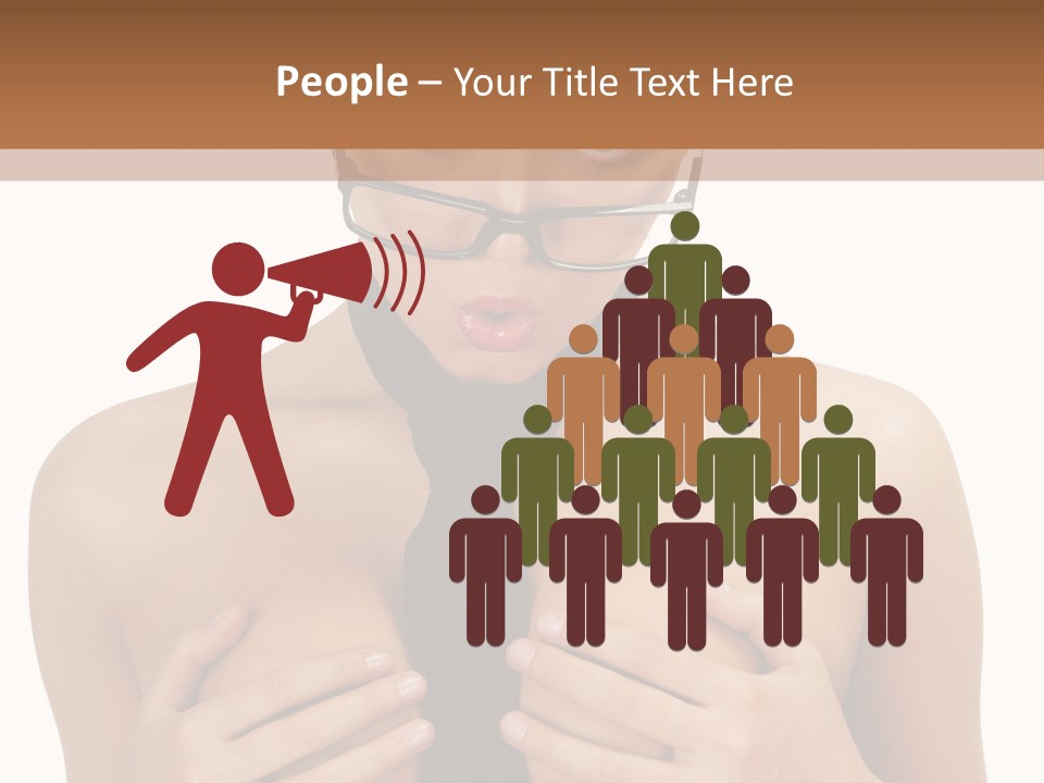 Isolated  Table PowerPoint Template