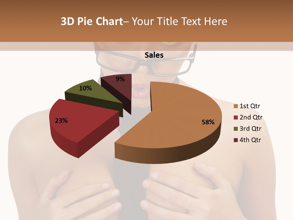 Isolated  Table PowerPoint Template