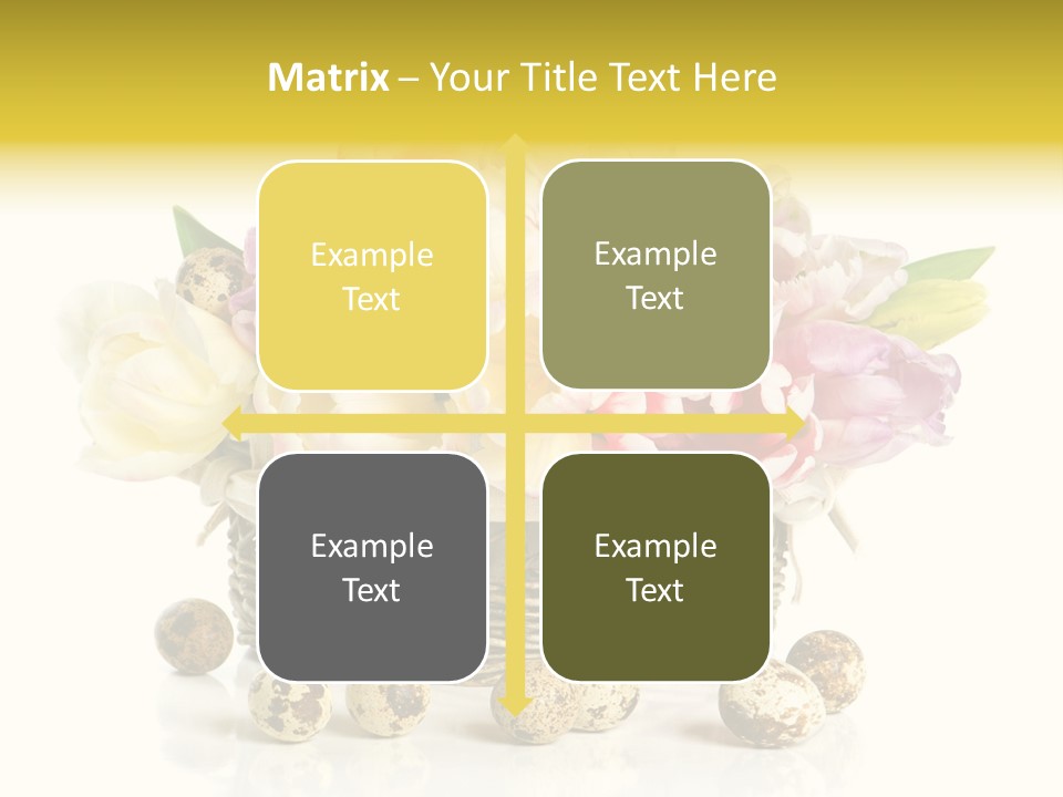 Flower Colorful Rose PowerPoint Template