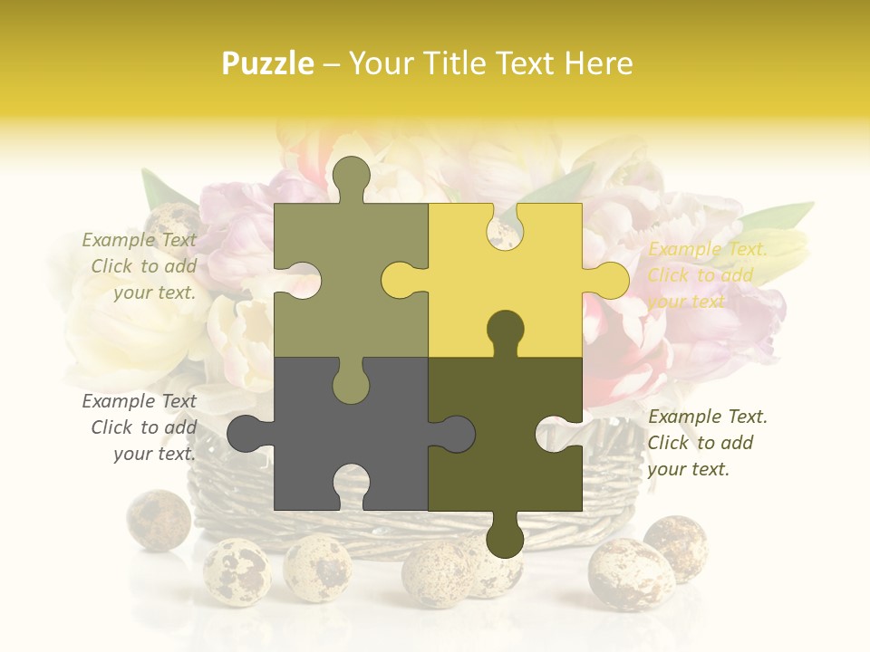 Flower Colorful Rose PowerPoint Template