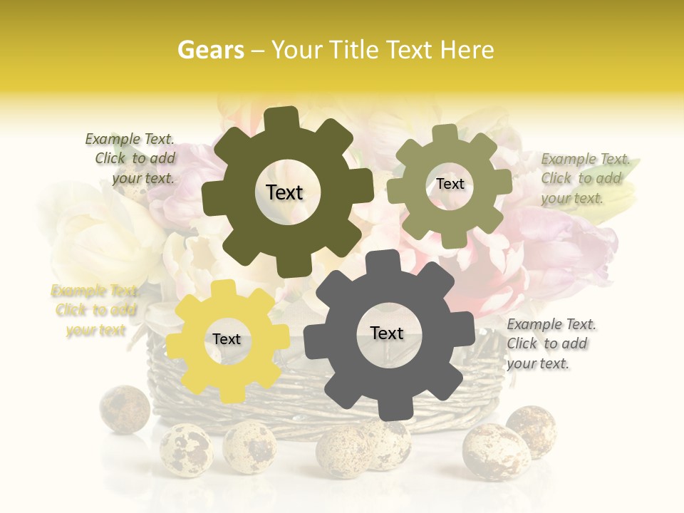 Flower Colorful Rose PowerPoint Template