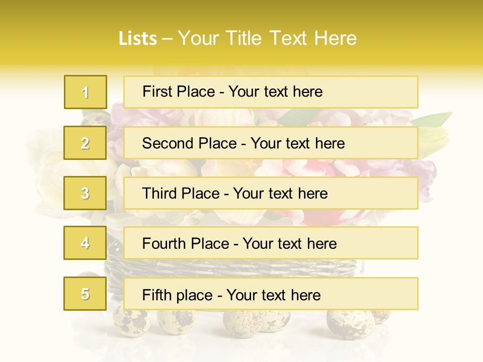 Flower Colorful Rose PowerPoint Template