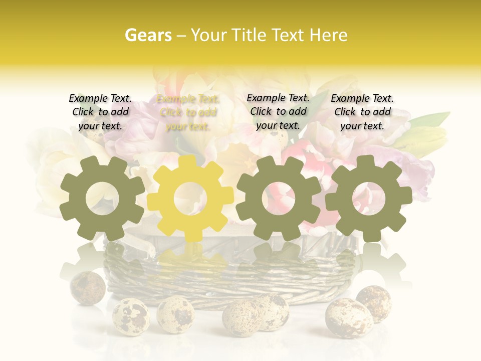 Flower Colorful Rose PowerPoint Template