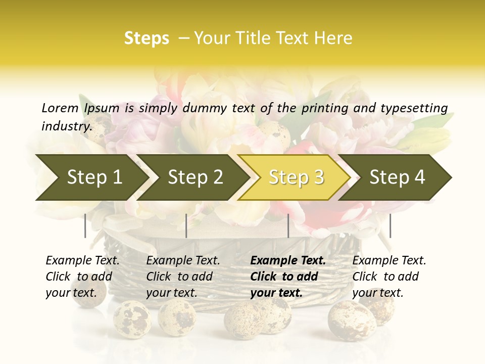 Flower Colorful Rose PowerPoint Template