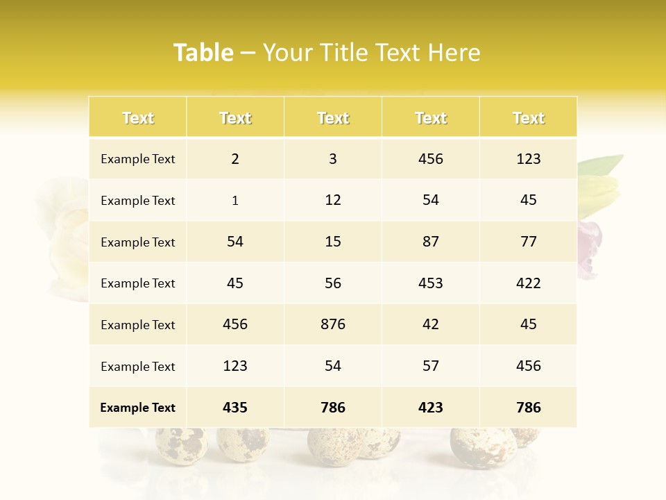 Flower Colorful Rose PowerPoint Template