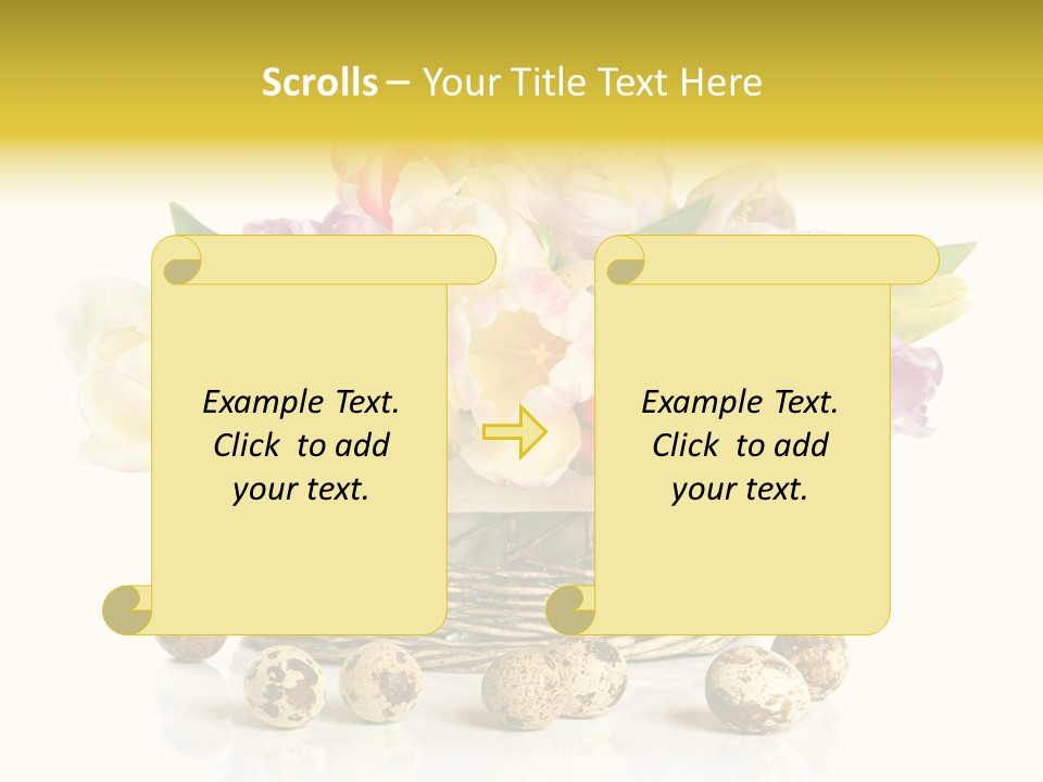 Flower Colorful Rose PowerPoint Template