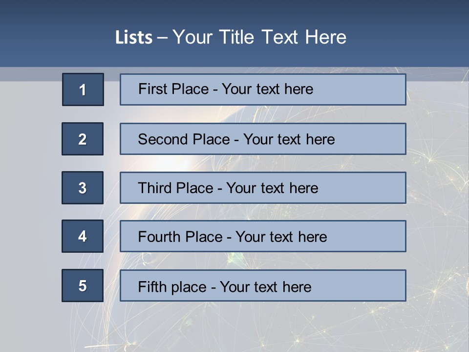 Tourism Earth Continent PowerPoint Template