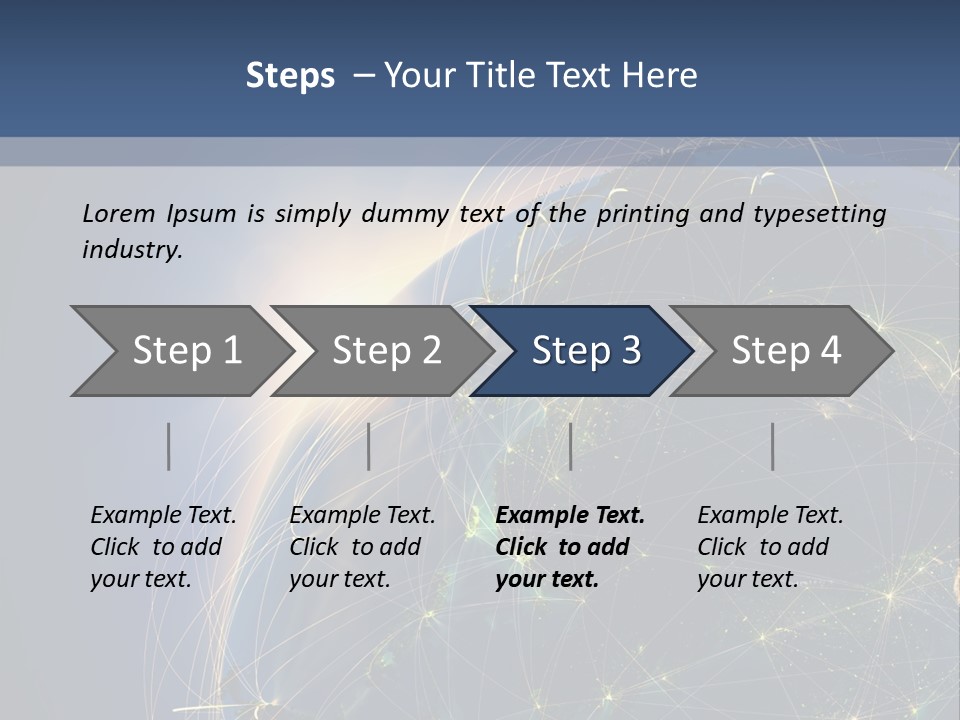 Tourism Earth Continent PowerPoint Template
