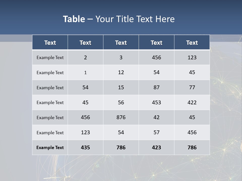 Tourism Earth Continent PowerPoint Template