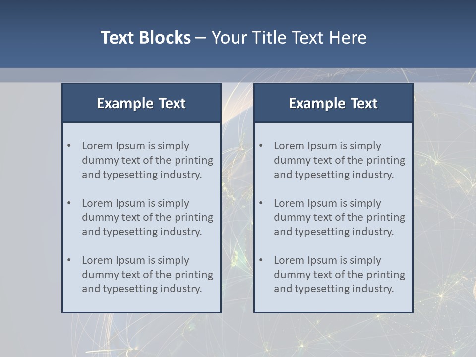 Tourism Earth Continent PowerPoint Template