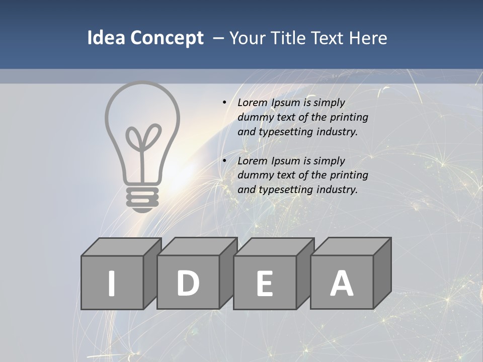 Tourism Earth Continent PowerPoint Template