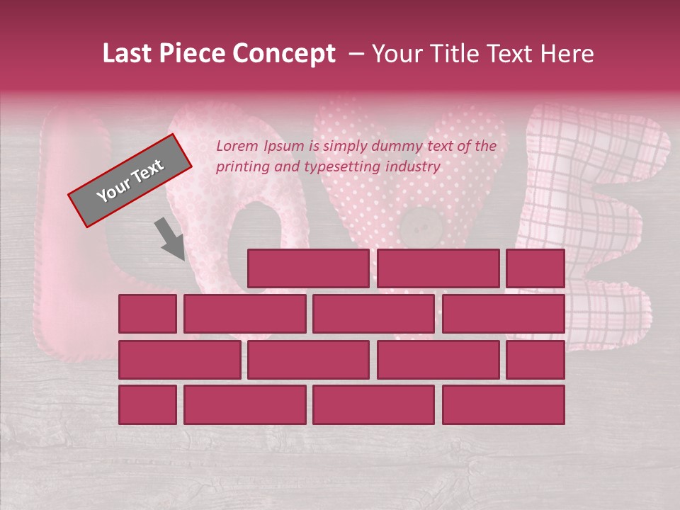 Grey Closeup Background PowerPoint Template