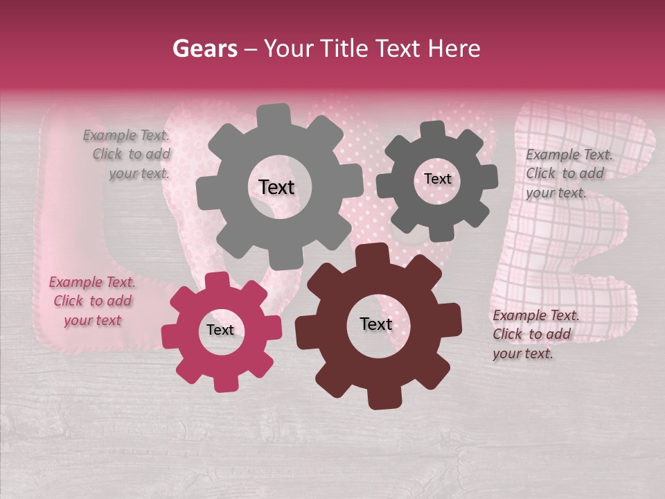 Grey Closeup Background PowerPoint Template