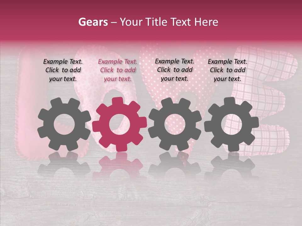 Grey Closeup Background PowerPoint Template