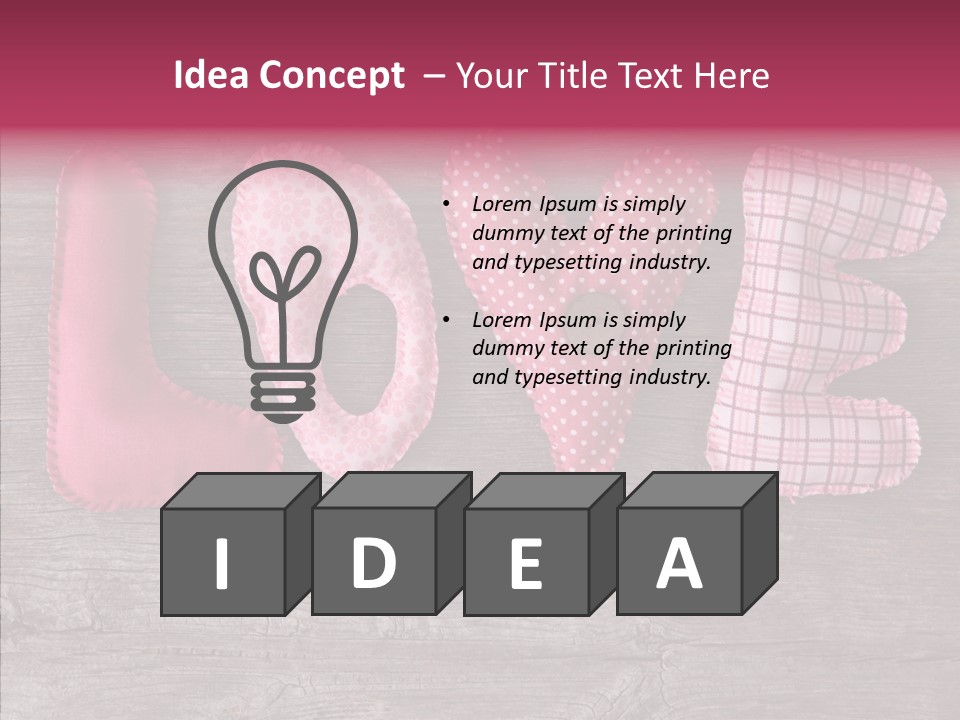 Grey Closeup Background PowerPoint Template